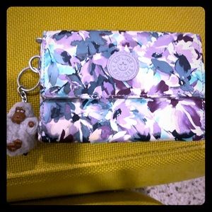 Kipling Flower print wallet